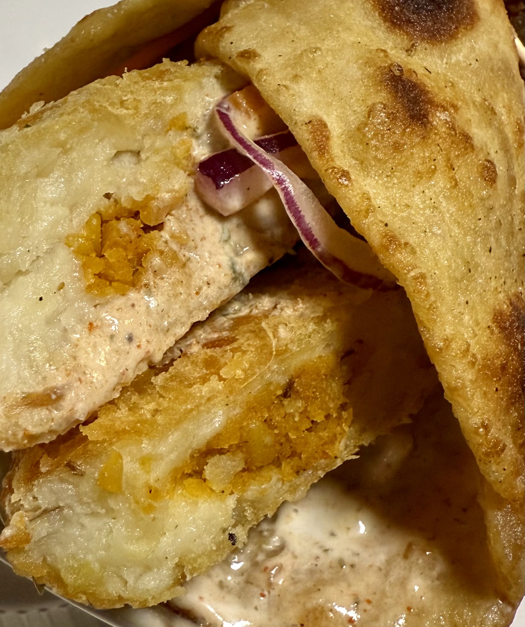 Aloo Tikki Wrap