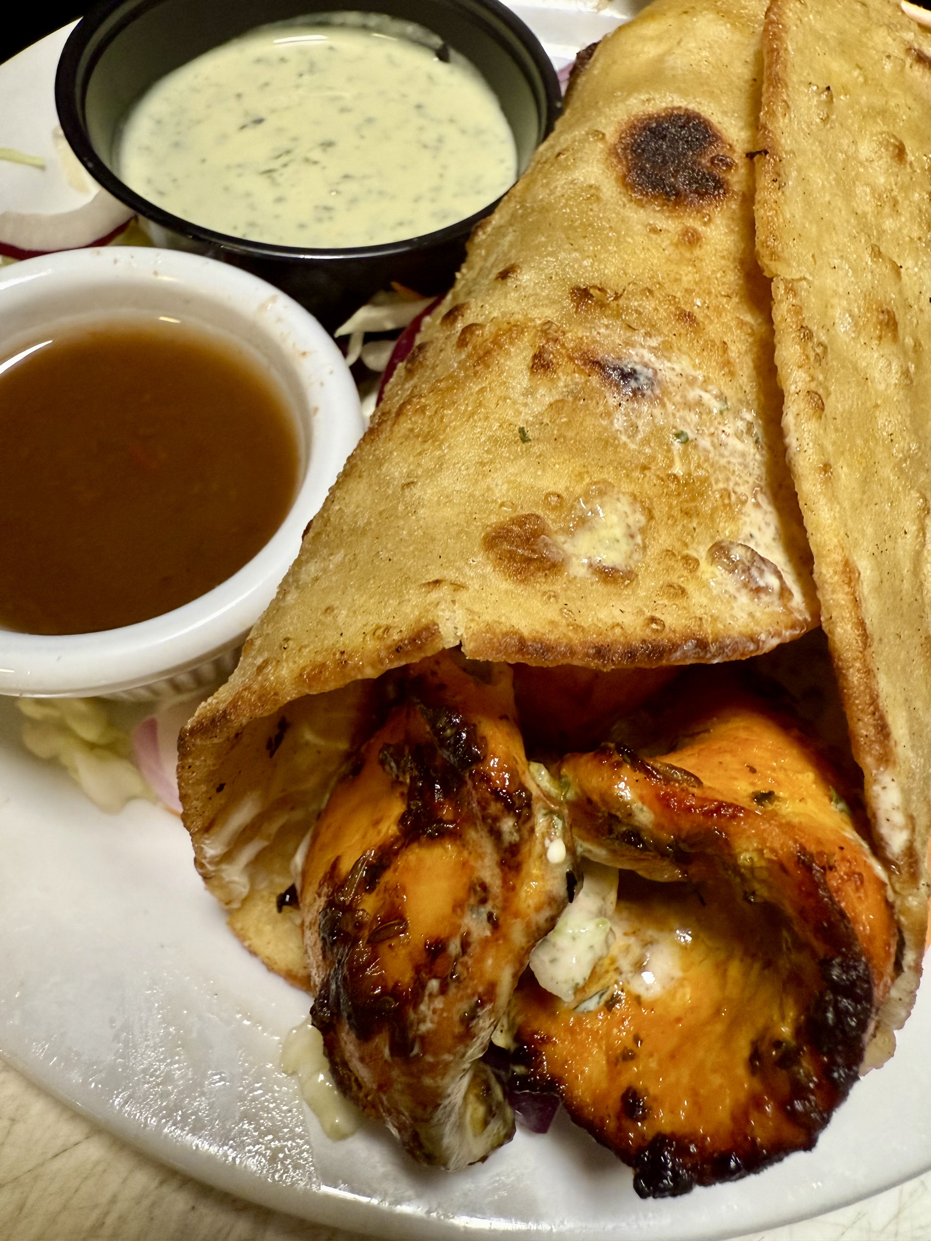 Chicken Tikka Boti Wrap