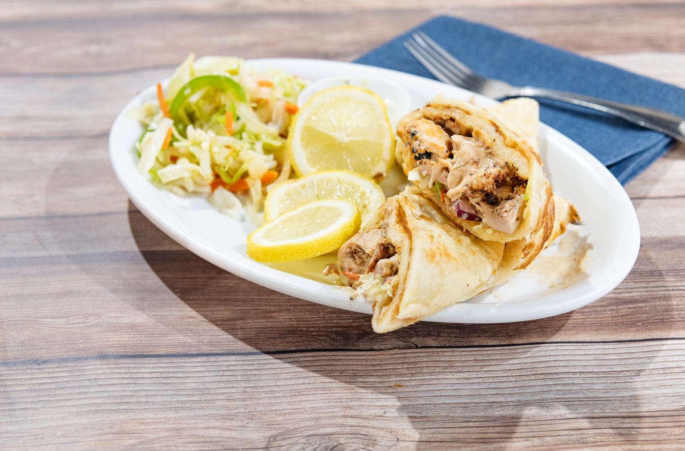 Chicken Malai Boti Wrap